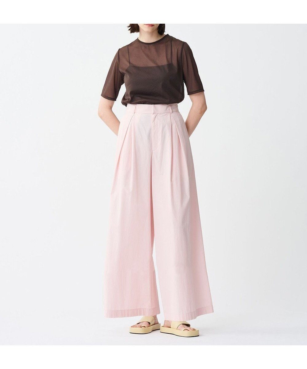 【アンクレイヴ/uncrave】の【洗濯機洗い可】カラータイプライター ワイドパンツ インテリア・キッズ・メンズ・レディースファッション・服の通販 founy(ファニー) 　ファッション　Fashion　レディースファッション　WOMEN　パンツ　Pants　インド　India　エアリー　Airy　オーガニック　Organic　春　Spring　ショート　Short　タイプライター　Typewriter　フィット　Fit　フレア　Flare　リラックス　Relax　ワイド　Wide　S/S・春夏　Ss・Spring/Summer　夏　Summer　ピンク|ID: prp329100004424700 ipo3291000000031584599