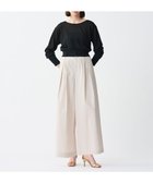 【アンクレイヴ/uncrave】の【洗濯機洗い可】カラータイプライター ワイドパンツ ライトベージュ|ID: prp329100004424700 ipo3291000000031584600