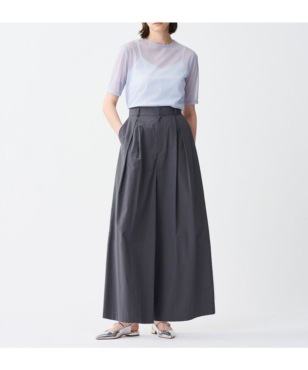 【アンクレイヴ/uncrave】の【洗濯機洗い可】カラータイプライター ワイドパンツ インテリア・キッズ・メンズ・レディースファッション・服の通販 founy(ファニー) 　ファッション　Fashion　レディースファッション　WOMEN　パンツ　Pants　インド　India　エアリー　Airy　オーガニック　Organic　春　Spring　ショート　Short　タイプライター　Typewriter　フィット　Fit　フレア　Flare　リラックス　Relax　ワイド　Wide　S/S・春夏　Ss・Spring/Summer　夏　Summer　スレート|ID: prp329100004424700 ipo3291000000031584603