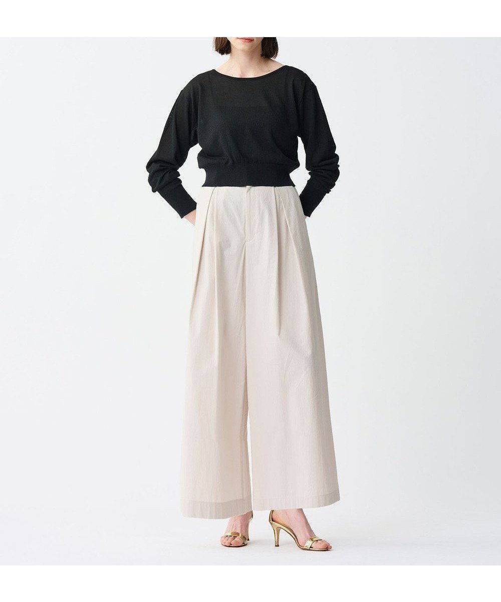 【アンクレイヴ/uncrave】のカラータイプライター ワイドパンツ インテリア・キッズ・メンズ・レディースファッション・服の通販 founy(ファニー) 　ファッション　Fashion　レディースファッション　Fashion for Women　パンツ　Pants & Trousers　インド　Indian Textile　エアリー　Airy Texture　オーガニック　Organic Cotton　春　Spring　ショート　Short, Short Length　タイプライター　Typewriter Fabric, Crisp Cotton　フィット　Fit, Slim Fit　フレア　Flare, Flared　リラックス　Relax, Relaxed Fit　ワイド　Wide, Wide Fit　S/S・春夏　SS, Spring/Summer, Warm Season　夏　Summer　ライトベージュ|ID: prp329100004424700 ipo3291000000035558093