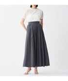 【アンクレイヴ/uncrave】の【洗濯機洗い可】カラータイプライター フレアスカート スレート|ID: prp329100004424702 ipo3291000000031716468