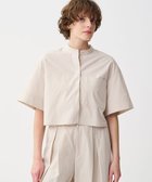 【アンクレイヴ/uncrave】の【洗濯機洗い可】カラータイプライター ショートシャツ ライトベージュ|ID: prp329100004425762 ipo3291000000032551288