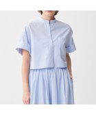 【アンクレイヴ/uncrave】の【洗濯機洗い可】カラータイプライター ショートシャツ サックス|ID: prp329100004425762 ipo3291000000032551289
