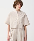 【アンクレイヴ/uncrave】のカラータイプライター ショートシャツ 人気、トレンドファッション・服の通販 founy(ファニー) ファッション Fashion レディースファッション Fashion for Women トップス・カットソー Cut & Sew Tops シャツ・ブラウス・オフィスカジュアル Elegant Blouses & Button-Ups インド Indian Textile オーガニック Organic Cotton 春 Spring ショート Short, Short Length タイプライター Typewriter Fabric, Crisp Cotton バランス Balance, Style Balance フレア Flare, Flared フロント Front, Front Design モダン Modern, Contemporary リラックス Relax, Relaxed Fit ワイド Wide, Wide Fit S/S・春夏 SS, Spring/Summer, Warm Season 夏 Summer thumbnail ライトベージュ|ID: prp329100004425762 ipo3291000000033645088