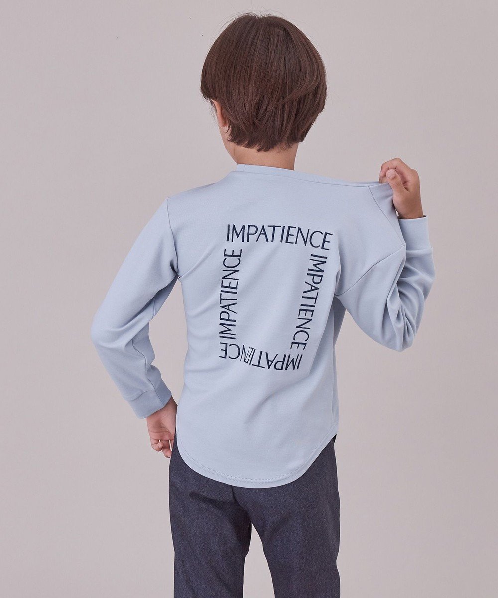【アンフィーロ/UNFILO / KIDS】の【110-150cm】選べるアソート ロゴロンT(UNISEX) インテリア・キッズ・メンズ・レディースファッション・服の通販 founy(ファニー) 　ファッション　Fashion　キッズファッション　Fashion for Kids　トップス・カットソー　Cut & Sew Tops　ユニセックス　Unisex, Genderless　カットソー　Cut and Sewn Top　シンプル　Simple, Minimal　スウェット / スエット　Sweatshirt, Sweatwear　プリント　Print, Printed Pattern　夏　Summer　S/S・春夏　SS, Spring/Summer, Warm Season　A/W・秋冬　Autumn/Winter　[刺繍ロゴ]サックス|ID: prp329100004425789 ipo3291000000032707402