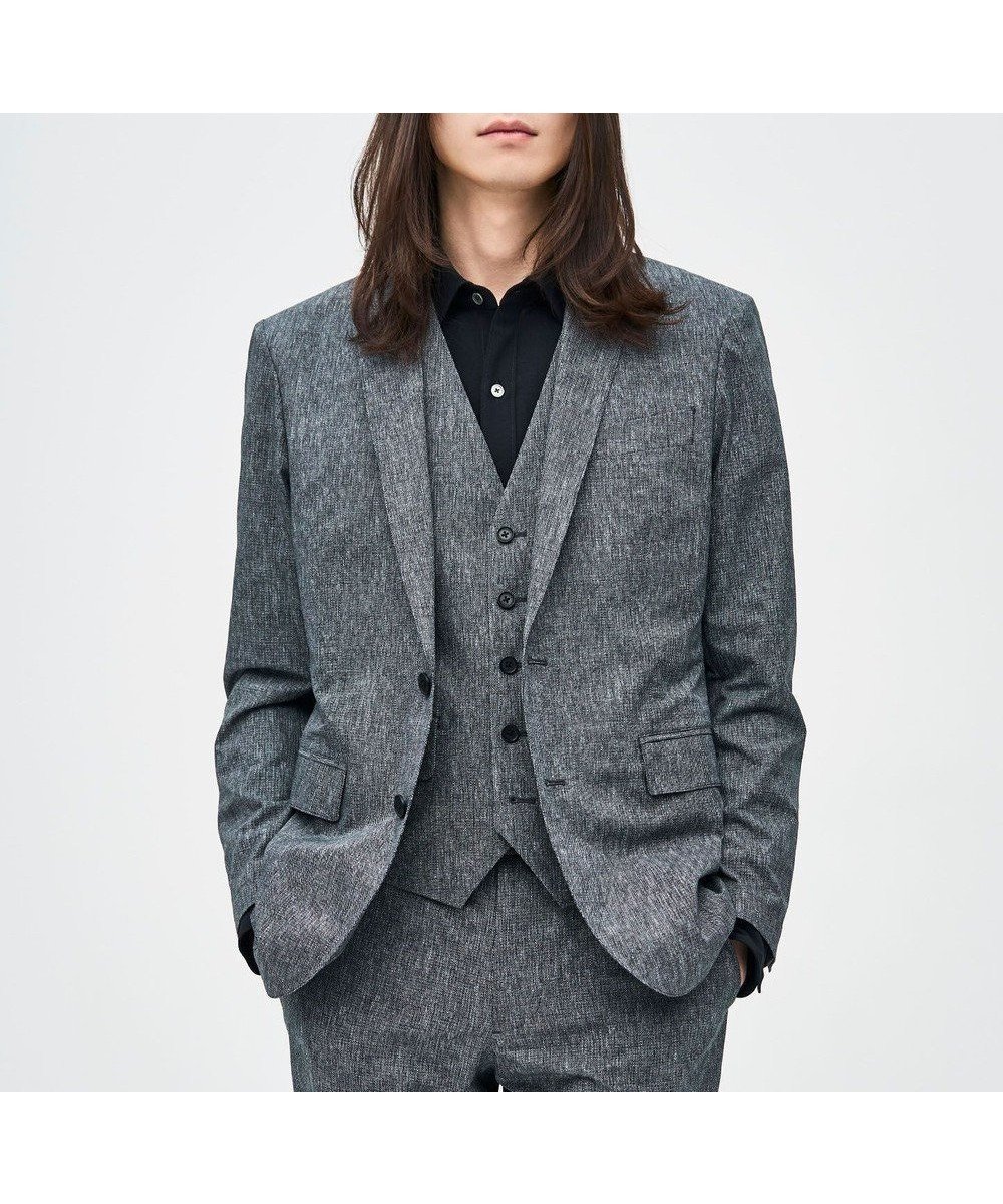 【ジョゼフ オム/JOSEPH HOMME / MEN】の新型・新柄【洗える/ストレッチ/シワになりにくい/セットアップ対応可】クールドッツストレッチ ジャケット インテリア・キッズ・メンズ・レディースファッション・服の通販 founy(ファニー) 　ファッション　Fashion　メンズファッション　Fashion for Men　アウター　Men's Coats Outerwear　テーラードジャケット　Tailored Jackets & Blazers　ウォッシャブル　Machine Washable　春　Spring　洗える　Machine Washable　ジャケット　Jacket, Outerwear　ストレッチ　Stretch, Stretchy Fabric　スポーツ　Sports, Activewear　セットアップ　Set-Up, Coordinated Outfit　センター　Center, Center Line　フラップ　Flap, Flap Pocket　フロント　Front, Front Design　プリント　Print, Printed Pattern　ベーシック　Basic, Essential　ポケット　Pocket, Pocket Detail　リラックス　Relax, Relaxed Fit　S/S・春夏　SS, Spring/Summer, Warm Season　夏　Summer　ライトグレー系|ID: prp329100004425810 ipo3291000000032769945
