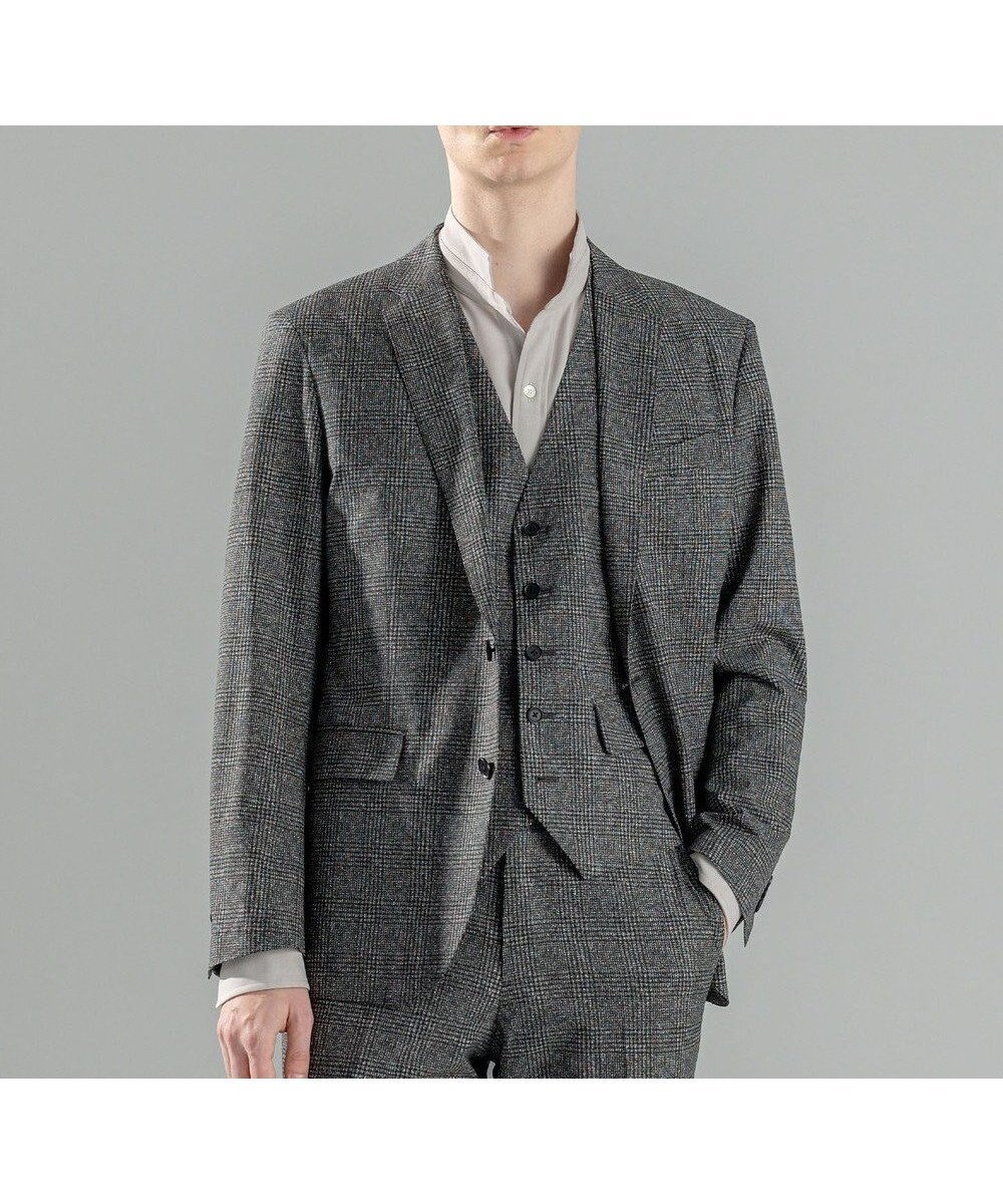 【ジョゼフ オム/JOSEPH HOMME / MEN】の新型・新柄【洗える/ストレッチ/シワになりにくい/セットアップ対応可】クールドッツストレッチ ジャケット インテリア・キッズ・メンズ・レディースファッション・服の通販 founy(ファニー) 　ファッション　Fashion　メンズファッション　Fashion for Men　アウター　Men's Coats Outerwear　テーラードジャケット　Tailored Jackets & Blazers　ウォッシャブル　Machine Washable　春　Spring　洗える　Machine Washable　ジャケット　Jacket, Outerwear　ストレッチ　Stretch, Stretchy Fabric　スポーツ　Sports, Activewear　セットアップ　Set-Up, Coordinated Outfit　センター　Center, Center Line　フラップ　Flap, Flap Pocket　フロント　Front, Front Design　プリント　Print, Printed Pattern　ベーシック　Basic, Essential　ポケット　Pocket, Pocket Detail　リラックス　Relax, Relaxed Fit　S/S・春夏　SS, Spring/Summer, Warm Season　夏　Summer　グレー系3|ID: prp329100004425810 ipo3291000000032769946