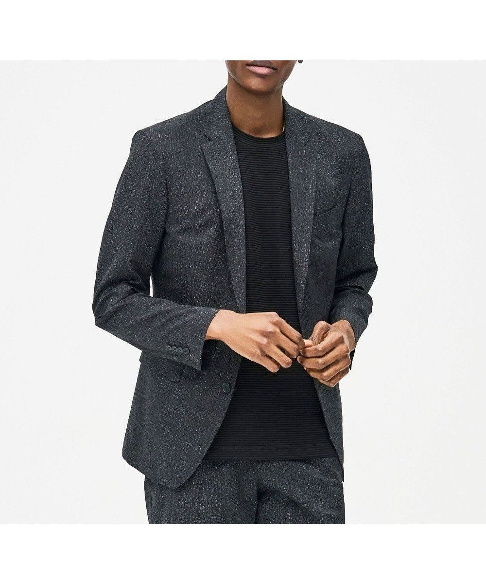 【ジョゼフ オム/JOSEPH HOMME / MEN】の新型・新柄【洗える/ストレッチ/シワになりにくい/セットアップ対応可】クールドッツストレッチ ジャケット インテリア・キッズ・メンズ・レディースファッション・服の通販 founy(ファニー) 　ファッション　Fashion　メンズファッション　Fashion for Men　アウター　Men's Coats Outerwear　テーラードジャケット　Tailored Jackets & Blazers　ウォッシャブル　Machine Washable　春　Spring　洗える　Machine Washable　ジャケット　Jacket, Outerwear　ストレッチ　Stretch, Stretchy Fabric　スポーツ　Sports, Activewear　セットアップ　Set-Up, Coordinated Outfit　センター　Center, Center Line　フラップ　Flap, Flap Pocket　フロント　Front, Front Design　プリント　Print, Printed Pattern　ベーシック　Basic, Essential　ポケット　Pocket, Pocket Detail　リラックス　Relax, Relaxed Fit　S/S・春夏　SS, Spring/Summer, Warm Season　夏　Summer　ブラック系|ID: prp329100004425810 ipo3291000000032769948