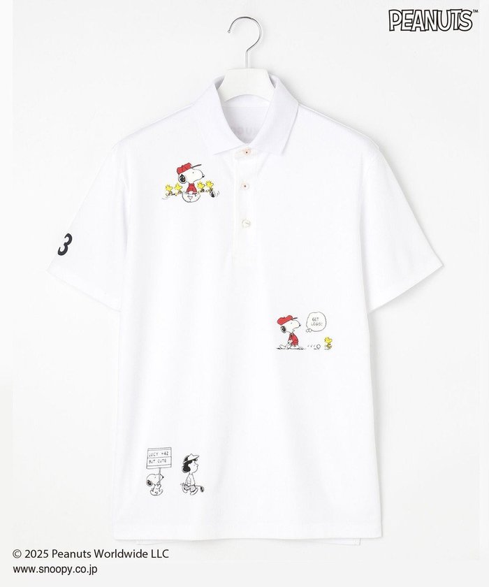 【23区 ゴルフ/23区GOLF / MEN】の【MEN】『PEANUTS』コラボプリントポロ インテリア・キッズ・メンズ・レディースファッション・服の通販 founy(ファニー) https://founy.com/ ファッション Fashion メンズファッション Fashion for Men トップス・カットソー Cut & Sew Tops メンズシャツ Shirts ポロシャツ / きれいめカジュアルスタイル Polo Shirts ゴルフ Golf プリント Print, Printed Pattern ポロシャツ Polo Shirt, Collared Tee ラウンド Round, Round Neck 吸水 Absorbent, Quick-Dry 夏 Summer 春 Spring S/S・春夏 SS, Spring/Summer, Warm Season |ID: prp329100004425821 ipo3291000000032977596