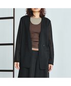 【アイシービー/iCB】の【一部カラーのみ接触冷感・洗える】UnleashLite ノーカラージャケット ブラックメッシュ系|ID: prp329100004425850 ipo3291000000032297528