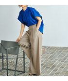 【アイシービー/iCB】の【一部カラーのみ接触冷感・洗える】UnleashLite タックパンツ クリームブラウン系|ID: prp329100004425934 ipo3291000000032448217