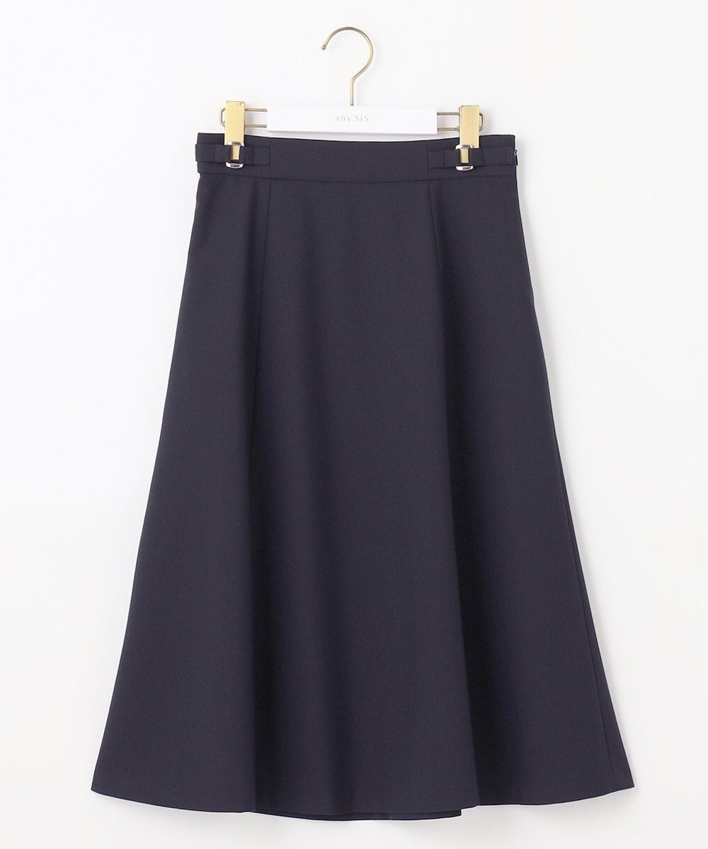 【エニィ スィス/any SiS】の【セットアップ対応】褒めらレディフレア スカート インテリア・キッズ・メンズ・レディースファッション・服の通販 founy(ファニー) 　ファッション　Fashion　レディースファッション　Fashion for Women　セットアップ　Matching Sets　スカート・ミニ/ミディ/マキシ　Skirts / Mini, Midi & Maxi Skirts　スカート　Skirts　Aライン・フレアスカート　A-Line & Flared Skirts　おすすめ　Recommended / Our Picks　シルケット　Silket, Silky Cotton　シンプル　Simple, Minimal　ジャケット　Jacket, Outerwear　ストレッチ　Stretch, Stretchy Fabric　セットアップ　Set-Up, Coordinated Outfit　フレア　Flare, Flared　ワイド　Wide, Wide Fit　エレガント 上品　Elegant　夏　Summer　春　Spring　S/S・春夏　SS, Spring/Summer, Warm Season　楽ちん　Easy Fit, Comfortable　ビジネス 仕事 通勤　Business / Work / Commuting　ネイビー|ID: prp329100004425942 ipo3291000000034282818