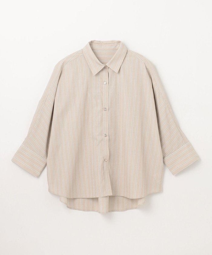 【エニー/ANY】の【UVカット/抗菌防臭/速乾/手洗い可】エニィファンクション ストライプドルマンシャツ インテリア・キッズ・メンズ・レディースファッション・服の通販 founy(ファニー) https://founy.com/ ファッション Fashion レディースファッション Fashion for Women トップス・カットソー Cut & Sew Tops シャツ・ブラウス・オフィスカジュアル Elegant Blouses & Button-Ups インナー Innerwear スウェット / スエット Sweatshirt, Sweatwear 人気 Popular, Best Seller 夏 Summer 抗菌 Antibacterial, Bacteria-Resistant 春 Spring S/S・春夏 SS, Spring/Summer, Warm Season |ID: prp329100004426322 ipo3291000000033713736