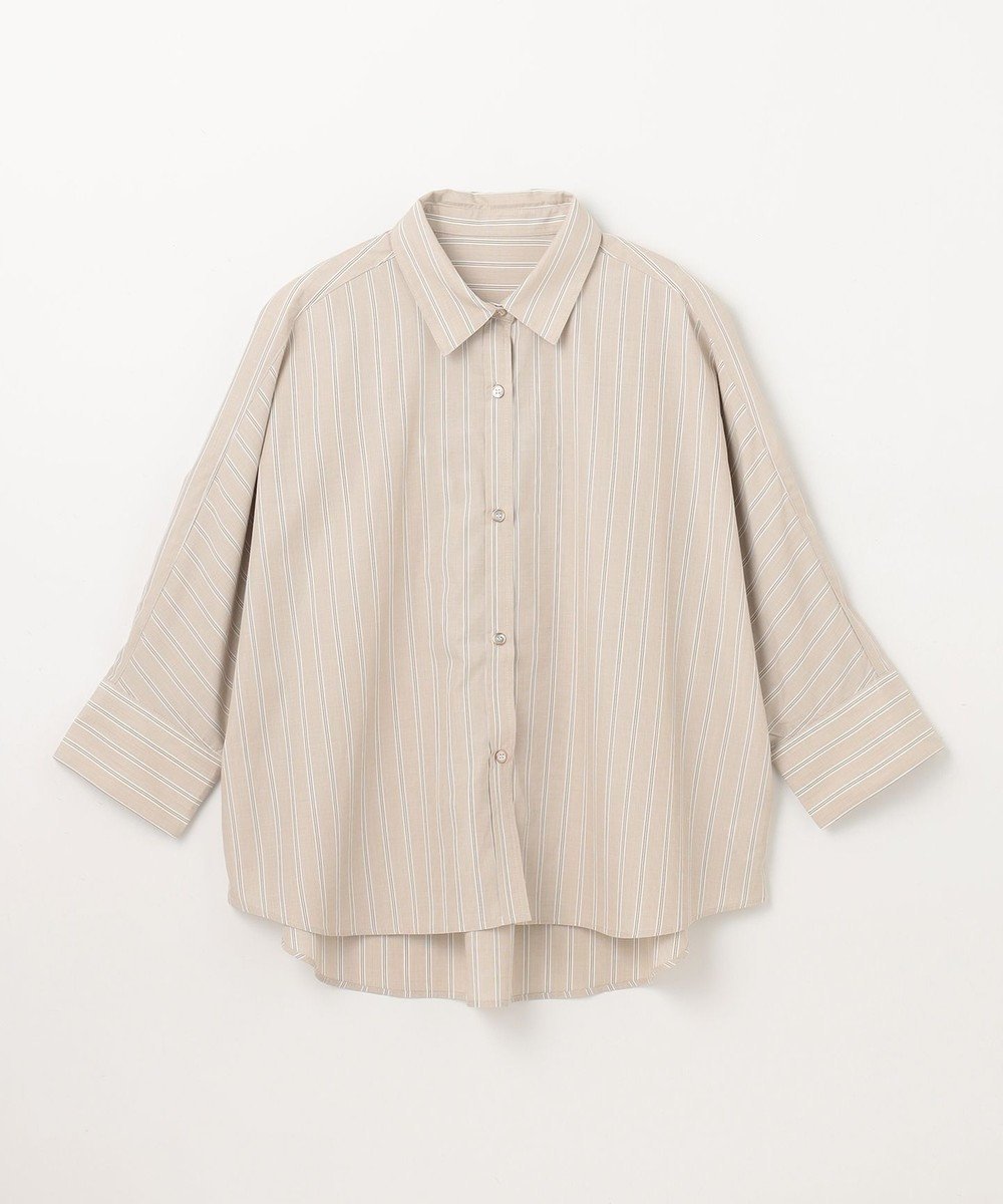 【エニー/ANY】の【UVカット/抗菌防臭/速乾/手洗い可】エニィファンクション ストライプドルマンシャツ 人気、トレンドファッション・服の通販 founy(ファニー) 　ファッション　Fashion　レディースファッション　Fashion for Women　トップス・カットソー　Cut & Sew Tops　シャツ・ブラウス・オフィスカジュアル　Elegant Blouses & Button-Ups　インナー　Innerwear　スウェット / スエット　Sweatshirt, Sweatwear　人気　Popular, Best Seller　夏　Summer　抗菌　Antibacterial, Bacteria-Resistant　春　Spring　S/S・春夏　SS, Spring/Summer, Warm Season　 other-1|ID: prp329100004426322 ipo3291000000033713736