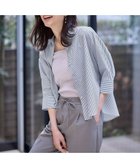 【エニー/ANY】の【UVカット/抗菌防臭/速乾/手洗い可】エニィファンクション ストライプドルマンシャツ ブルーロンスト|ID: prp329100004426322 ipo3291000000033713738