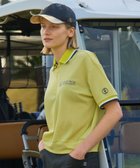 【23区 ゴルフ/NIJYUSANKU GOLF】の【WOMEN】【吸水速乾/UVケア】トレンド感のあるゆったりシルエットが新鮮!4色から選べるゴルフポロシャツ イエロー系|ID: prp329100004426573 ipo3291000000030923270