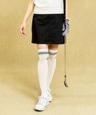 【23区 ゴルフ/NIJYUSANKU GOLF】の【WOMEN】【接触冷感/UVケア】スタイリングしやすいベーシックな台形シルエットのスカート コーディネートの定番アイテム ブラック系|ID: prp329100004426581 ipo3291000000031643019