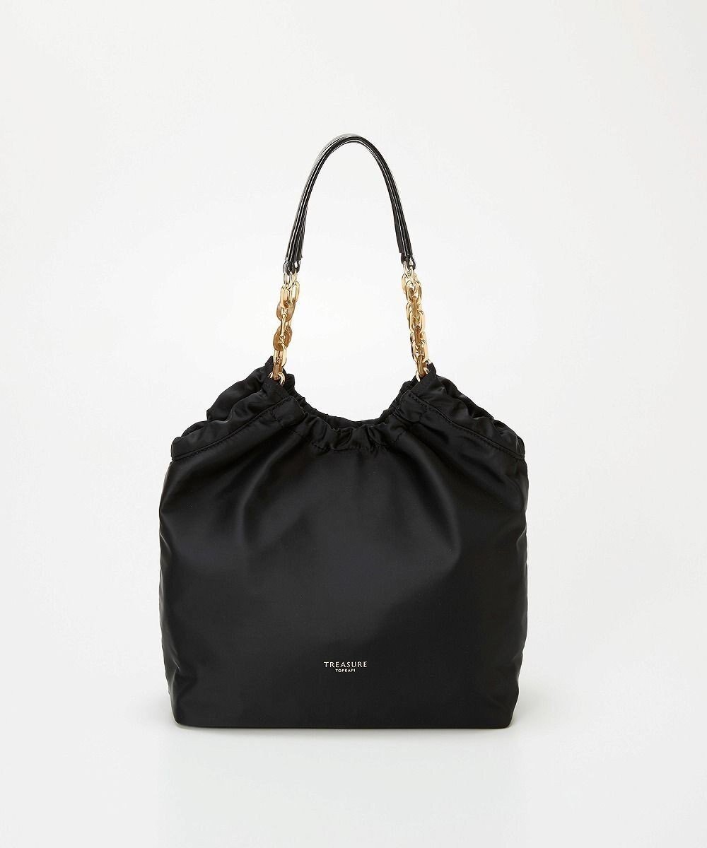 【トプカピ/TOPKAPI】の【TREASURE TOPKAPI】コンビチェーン ギャザー ナイロン トートバッグ 人気、トレンドファッション・服の通販 founy(ファニー) ファッション Fashion レディースファッション Fashion for Women バッグ Bags ギャザー Gathered, Ruffled コンビ Combo, Combination Style スマート Smart, Elegant チェーン Chain, Chain Strap ポケット Pocket, Pocket Detail エレガント 上品 Elegant 財布 Wallet, Purse ビジネス 仕事 通勤 Business / Work / Commuting other-1|ID: prp329100004426640 ipo3291000000033644349