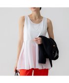 【23区/NIJYUSANKU】の【洗える】ナチュラルコットンベア タフタコンビ タンクトップ 人気、トレンドファッション・服の通販 founy(ファニー) ファッション Fashion レディースファッション Fashion for Women トップス・カットソー Cut & Sew Tops 春 Spring 洗える Machine Washable カットソー Cut and Sewn Top クロップド Cropped, Short Length コンパクト Compact, Small Size コンビ Combo, Combination Style シアー Sheer, See-Through ストレッチ Stretch, Stretchy Fabric タフタ Taffeta, Structured Fabric タンク Tank Top, Sleeveless Top なめらか Smooth, Silky Texture ベーシック Basic, Essential ペプラム Peplum, Flared Hem ボトム Bottoms, Lower Wear メッシュ Mesh, Net Fabric ワイド Wide, Wide Fit S/S・春夏 SS, Spring/Summer, Warm Season おすすめ Recommended / Our Picks 夏 Summer 2025年 2025 2025春夏・S/S Spring/Summer 2025 SS25 thumbnail ホワイト系|ID: prp329100004426660 ipo3291000000033115253