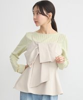 【アースミュージックアンドエコロジー/earth music&ecology】のフロントリボンビスチェ 人気、トレンドファッション・服の通販 founy(ファニー) ファッション Fashion レディースファッション WOMEN アウター Coat Outerwear トップス・カットソー Tops/Tshirt ベスト/ジレ Gilets/Vests ビスチェ Bustier インナー Inner フレア Flare フロント Front ベスト Vest ペプラム Peplum ポケット Pocket ラップ Wrap リボン Ribbon 夏 Summer 春 Spring S/S・春夏 Ss・Spring/Summer |ID:prp329100004426664