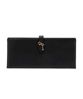 【ランバン オン ブルー/LANVIN en Bleu】のリュバン 薄マチ長財布 人気、トレンドファッション・服の通販 founy(ファニー) ファッション Fashion レディースファッション WOMEN 財布 Wallets コンパクト Compact ビジュー Bijou モチーフ Motif ラウンド Round リボン Ribbon 財布 Wallet |ID:prp329100004426667