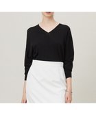 【アイシービー/iCB】の【洗える】シンセティックハイゲージ Vネックニット 人気、トレンドファッション・服の通販 founy(ファニー) ファッション Fashion レディースファッション Fashion for Women トップス・カットソー Cut & Sew Tops ニット Knit Tops & Sweaters Vネックトップス V-Neck Tops / V-Cut Neckline Shirts アンサンブル Ensemble Set インナー Innerwear 春 Spring 洗える Machine Washable カーディガン Cardigan, Knitwear シンプル Simple, Minimal ジャケット Jacket, Outerwear セーター Sweater, Knitwear ベーシック Basic, Essential 半袖 Short Sleeve, Half Sleeve リラックス Relax, Relaxed Fit ロング Long, Long-Length S/S・春夏 SS, Spring/Summer, Warm Season おすすめ Recommended / Our Picks 夏 Summer エレガント 上品 Elegant 2025年 2025 2025春夏・S/S Spring/Summer 2025 SS25 thumbnail ブラック系|ID: prp329100004426741 ipo3291000000036260659