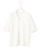 【アイシービー/iCB】の【洗える】シンセティックハイゲージ 半袖ニット 人気、トレンドファッション・服の通販 founy(ファニー) ファッション Fashion レディースファッション Fashion for Women トップス・カットソー Cut & Sew Tops ニット Knit Tops & Sweaters アンサンブル Ensemble Set インナー Innerwear 春 Spring 洗える Machine Washable カーディガン Cardigan, Knitwear シンプル Simple, Minimal ジャケット Jacket, Outerwear ストレート Straight, Straight Cut スリーブ Sleeve, Long Sleeve / Short Sleeve セーター Sweater, Knitwear ベーシック Basic, Essential 半袖 Short Sleeve, Half Sleeve ロング Long, Long-Length S/S・春夏 SS, Spring/Summer, Warm Season おすすめ Recommended / Our Picks 夏 Summer エレガント 上品 Elegant 2025年 2025 2025春夏・S/S Spring/Summer 2025 SS25 thumbnail オフホワイト系|ID: prp329100004426748 ipo3291000000032778072