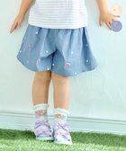 【エニィ/ANY / KIDS】の総柄刺繍 キュロット ブルー|ID: prp329100004427324 ipo3291000000033216977
