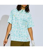 【ピーダブリュサーキュラス/PW CIRCULUS / MEN】の【UV遮蔽率99.5% UVカット/速乾/ストレッチ】【MEN】アニマルドットポケットモックT ゴルフ ブルー系5|ID: prp329100004427364 ipo3291000000032587323