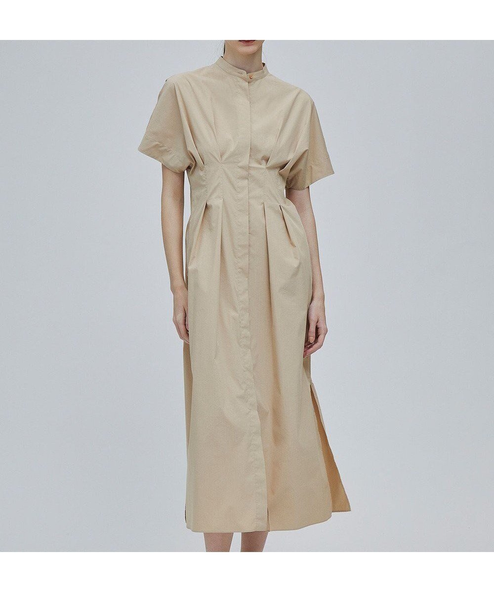 【ベイジ,/BEIGE,】の【Oggi 6月号掲載】 THOMAS / シャツワンピース インテリア・キッズ・メンズ・レディースファッション・服の通販 founy(ファニー) 　雑誌掲載アイテム　Magazine Items　ファッション雑誌　Fashion Magazines　オッジ　Oggi　ファッション　Fashion　レディースファッション　WOMEN　ワンピース　Dress　シャツワンピース　Shirt Dresses　オイル　Oil　春　Spring　カーディガン　Cardigan　ストレッチ　Stretch　雑誌　Magazine　ドレス　Dress　ブロード　Broad　モダン　Modern　6月号　June Issue　ワイド　Wide　S/S・春夏　Ss・Spring/Summer　おすすめ　Recommend　夏　Summer　エレガント 上品　Elegant　Beige|ID: prp329100004427396 ipo3291000000031975329