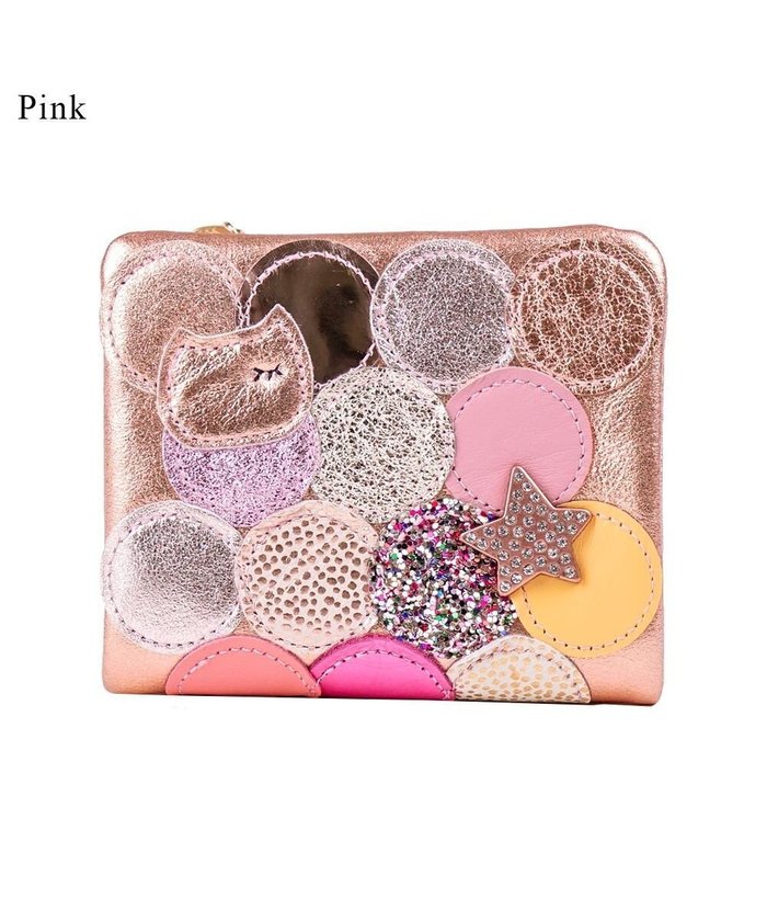 【ツモリチサト キャリー/tsumori chisato CARRY】の新マルチドット 折り財布 2つ折り ミニ財布【キラキラでかわいい!本革のやわらかな風合い】 インテリア・キッズ・メンズ・レディースファッション・服の通販 founy(ファニー) https://founy.com/ ファッション Fashion レディースファッション WOMEN 財布 Wallets エナメル Enamel ドット Dot ネコ Cat パッチワーク Patchwork ビジュー Bijou プリント Print 人気 Popularity 定番 Standard 財布 Wallet |ID: prp329100004427450 ipo3291000000031767584