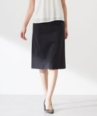 【ジェイ プレス/J.PRESS】の【セットアップ対応・洗える・撥水・防汚】コットンFITTYシャーク スカート ブラック系|ID: prp329100004427463 ipo3291000000032038123
