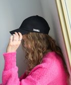 【アメリカンホリック/AMERICAN HOLIC】のTHANKS.ツイルCAP 人気、トレンドファッション・服の通販 founy(ファニー) ファッション Fashion レディースファッション WOMEN 帽子 Hats キャップ Cap シンプル Simple ツイル Twill フィット Fit 帽子 Hat thumbnail Black|ID: prp329100004428057 ipo3291000000030922710