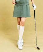 【23区 ゴルフ/NIJYUSANKU GOLF】の【WOMEN】【吸水速乾/UVケア】快適な着心地◎ スウェットスカート セットアップでコーデが簡単に素敵にまとまる スモーキーグリーン系|ID: prp329100004428060 ipo3291000000031805409
