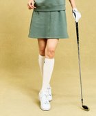 【23区 ゴルフ/NIJYUSANKU GOLF】の【WOMEN】【吸水速乾/UVケア】快適な着心地◎ スウェットスカート セットアップでコーデが簡単に素敵にまとまる スモーキーグリーン系|ID: prp329100004428060 ipo3291000000032643015