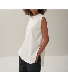 【エイトン/ATON】 12/- AIR SPINNING ラウンドヘムタンクトップ人気、トレンドファッション・服の通販 founy(ファニー) ファッション Fashion レディースファッション WOMEN トップス・カットソー Tops/Tshirt シャツ/ブラウス Shirts/Blouses ロング / Tシャツ T-Shirts カットソー Cut and Sewn カットオフ Cut Off カットソー Cut And Sew シンプル Simple タンク Tank 夏 Summer 春 Spring S/S・春夏 Ss・Spring/Summer |ID:prp329100004428065