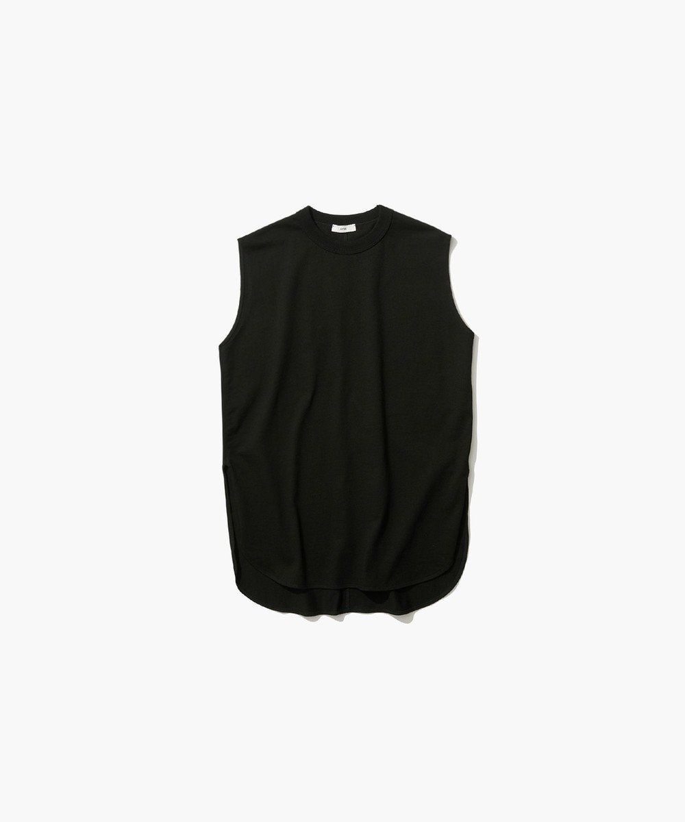 【エイトン/ATON】の12/- AIR SPINNING ラウンドヘムタンクトップ インテリア・キッズ・メンズ・レディースファッション・服の通販 founy(ファニー) 　ファッション　Fashion　レディースファッション　Ladies' Fashion Online　トップス・カットソー　Tops/Tshirt　シャツ/ブラウス　Shirts/Blouses　ロング / Tシャツ　T-Shirts　カットソー　Cut and Sewn　カットオフ　Cut Off　カットソー　Cut And Sew　シンプル　Simple　タンク　Tank　夏　Summer　春　Spring　S/S・春夏　Ss・Spring/Summer　BLACK|ID: prp329100004428065 ipo3291000000032568638