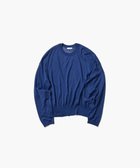 【エイトン/ATON】のCOMPACT COTTON クルーネックセーター 人気、トレンドファッション・服の通販 founy(ファニー) ファッション Fashion レディースファッション WOMEN トップス・カットソー Tops/Tshirt ニット Knit Tops 春 Spring シルク Silk ジャージー Jersey セーター Sweater ボトム Bottom ラグジュアリー Luxury リネン Linen リラックス Relax ワイド Wide S/S・春夏 Ss・Spring/Summer NEW・新作・新着・新入荷 New Arrivals 夏 Summer thumbnail BLUE|ID: prp329100004428079 ipo3291000000030922852