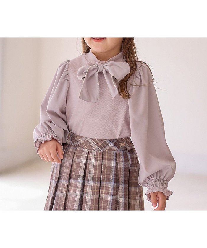 【エニファム/any FAM / KIDS】のリボン ボウタイ付き カットソー インテリア・キッズ・メンズ・レディースファッション・服の通販 founy(ファニー) https://founy.com/ ファッション Fashion キッズファッション KIDS トップス・カットソー Tops/Tees/Kids インナー Inner カットソー Cut And Sew スタンド Stand スリーブ Sleeve ポケット Pocket リボン Ribbon 秋 Autumn/Fall A/W・秋冬 Aw・Autumn/Winter・Fw・Fall-Winter |ID: prp329100004428688 ipo3291000000031987740