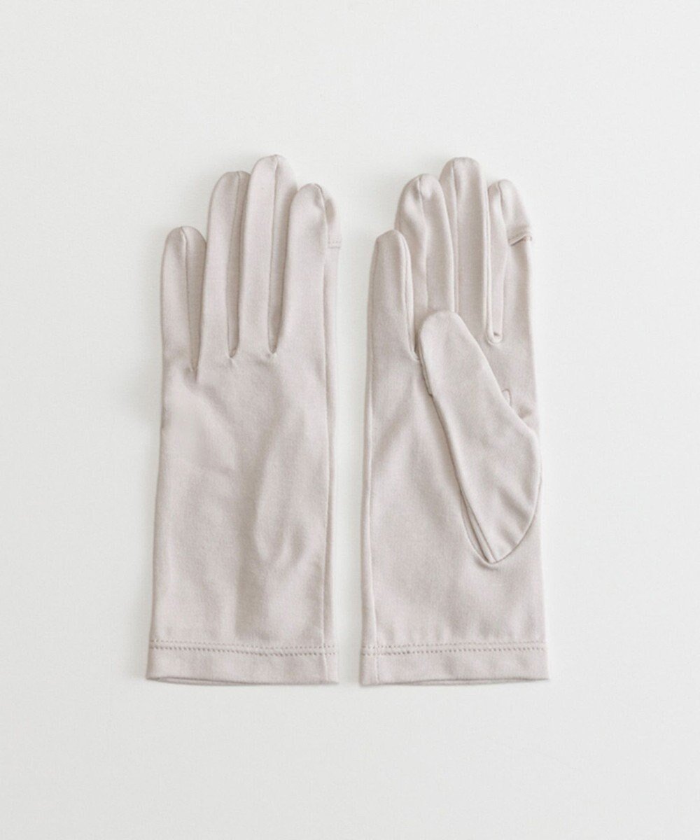 【オルクベット/ORuKuBET】のorganic cotton gloves + / 抗菌防臭 / UVカット / タッチパネル対応 インテリア・キッズ・メンズ・レディースファッション・服の通販 founy(ファニー) 　ファッション　Fashion　レディースファッション　WOMEN　手袋　Gloves　抗菌　Antibacterial　スリット　Slit　フィット　Fit　A/W・秋冬　Aw・Autumn/Winter・Fw・Fall-Winter　S/S・春夏　Ss・Spring/Summer　おすすめ　Recommend　夏　Summer　ライトグレー|ID: prp329100004428836 ipo3291000000031930163