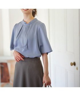 【エニィ スィス/any SiS】 【洗える】トロミサテンボウ ブラウス人気、トレンドファッション・服の通販 founy(ファニー) ファッション Fashion レディースファッション WOMEN トップス・カットソー Tops/Tshirt シャツ/ブラウス Shirts/Blouses クラシカル Classical サテン Satin シンプル Simple フレア Flare エレガント 上品 Elegant 夏 Summer 春 Spring S/S・春夏 Ss・Spring/Summer 洗える Washable |ID:prp329100004428843