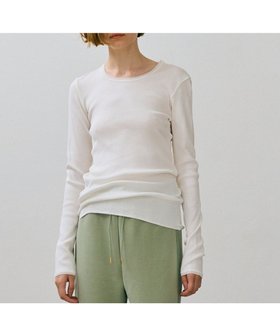 【ベイジ,/BEIGE,】の【BEIGE,ecru/WEB限定・洗える】RIB TOPS / コットンシルクロングスリーブトップス 人気、トレンドファッション・服の通販 founy(ファニー) ファッション Fashion レディースファッション WOMEN トップス・カットソー Tops/Tshirt シャツ/ブラウス Shirts/Blouses ロング / Tシャツ T-Shirts カットソー Cut and Sewn カットソー Cut And Sew 夏 Summer S/S・春夏 Ss・Spring/Summer 洗える Washable A/W・秋冬 Aw・Autumn/Winter・Fw・Fall-Winter |ID:prp329100004428989