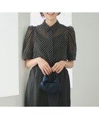 【ハッシュニュアンス/#Newans】の【ANSWER for シティライフ】ドットデザインシアーシャツ 人気、トレンドファッション・服の通販 founy(ファニー) ファッション Fashion レディースファッション WOMEN トップス・カットソー Tops/Tshirt シャツ/ブラウス Shirts/Blouses コンパクト Compact シアー Sheer スマート Smart スリーブ Sleeve ドット Dot エレガント 上品 Elegant 夏 Summer 定番 Standard 春 Spring S/S・春夏 Ss・Spring/Summer thumbnail ブラック系×ホワイト系ドット|ID: prp329100004429141 ipo3291000000030930737