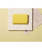 【トプカピ/TOPKAPI】の【TOPKAPI】バイカラー レザー 名刺入れ LEAN リーン レモンイエロー|ID: prp329100004429235 ipo3291000000031942066