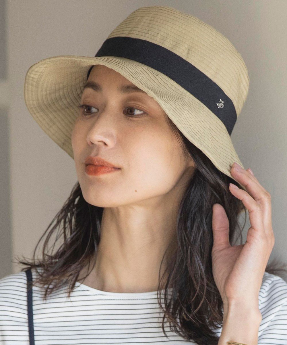 【ジェイ プレス/J.PRESS】の【洗える・UV・畳める】ブレード ハット インテリア・キッズ・メンズ・レディースファッション・服の通販 founy(ファニー) 　ファッション　Fashion　レディースファッション　WOMEN　帽子　Hats　シンプル　Simple　チャーム　Charm　ブレード　Blade　ボーダー　Border　帽子　Hat　洗える　Washable　ベージュ系1|ID: prp329100004429424 ipo3291000000031619270