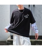 【ウィゴー/WEGO】の【ユニセックス着用ITEM/2点SET】アクセ付きアンサンブルT(LS) 人気、トレンドファッション・服の通販 founy(ファニー) ファッション Fashion レディースファッション WOMEN トップス・カットソー Tops/Tshirt アンサンブル Knit Ensemble シャツ/ブラウス Shirts/Blouses ロング / Tシャツ T-Shirts カットソー Cut and Sewn アンサンブル Ensemble インナー Inner 春 Spring 秋 Autumn/Fall カットソー Cut And Sew カーゴパンツ Cargo Pants スマホ Smartphone デニム Denim トレンド Trend 定番 Standard 半袖 Short Sleeve ロング Long A/W・秋冬 Aw・Autumn/Winter・Fw・Fall-Winter 再入荷 Restock/Back In Stock/Re Arrival おすすめ Recommend 夏 Summer thumbnail ブラック|ID: prp329100004429565 ipo3291000000030934362