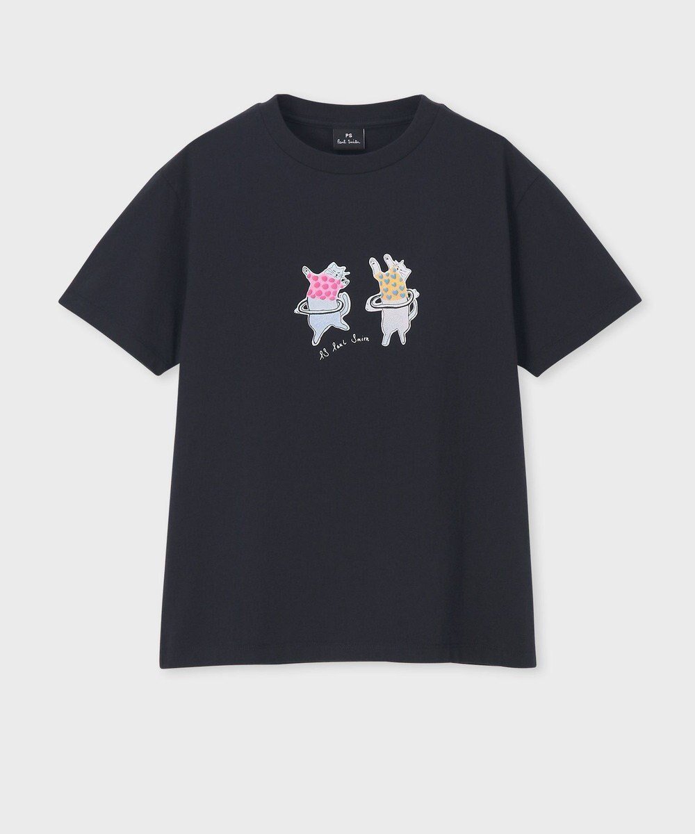 【ポール スミス/Paul Smith】のHoola Cats 半袖Tシャツ 人気、トレンドファッション・服の通販 founy(ファニー) 　ファッション　Fashion　レディースファッション　WOMEN　トップス・カットソー　Tops/Tshirt　シャツ/ブラウス　Shirts/Blouses　ロング / Tシャツ　T-Shirts　カットソー　Cut and Sewn　NEW・新作・新着・新入荷　New Arrivals　イラスト　Illustration　カットソー　Cut And Sew　フープ　Hoop　プリント　Print　ベーシック　Basic　エレガント 上品　Elegant　半袖　Short Sleeve　夏　Summer　S/S・春夏　Ss・Spring/Summer　猫　Cat　A/W・秋冬　Aw・Autumn/Winter・Fw・Fall-Winter　 other-1|ID: prp329100004429757 ipo3291000000030936232