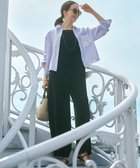 【23区/NIJYUSANKU】の【洗える】リネンレーヨンストレッチ スクエアネック オールインワン ブラック系|ID: prp329100004429795 ipo3291000000035666196