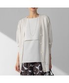 【23区/NIJYUSANKU】の【CanCam10月号掲載/CLASSY.10月号掲載】シャイニーシアー カーディガン アイボリー系|ID: prp329100004429803 ipo3291000000035715152