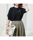 【23区/NIJYUSANKU】の【洗える】レーヨンポリエステルストレッチ ドルマン ニット ブラック系|ID: prp329100004429807 ipo3291000000032758049